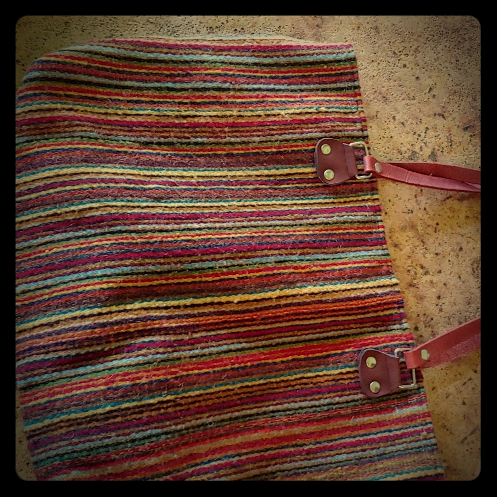 Rug Striped tote bag